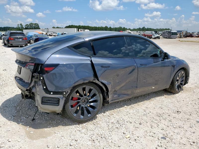 7SAYGDEF3NF530218 - 2022 TESLA MODEL Y ნაცრისფერი ფოტო 3