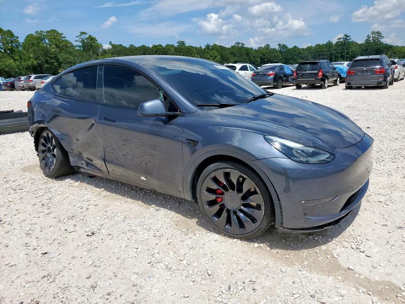 7SAYGDEF3NF530218 - 2022 TESLA MODEL Y ნაცრისფერი ფოტო 4