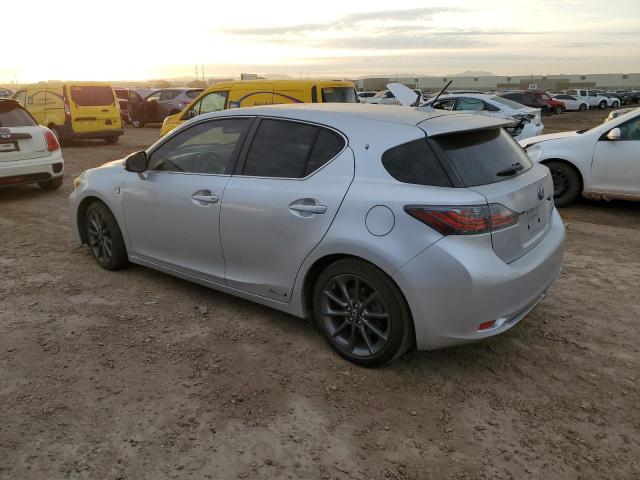 JTHKD5BH6D2129785 - 2013 LEXUS CT 200 SILVER photo 2