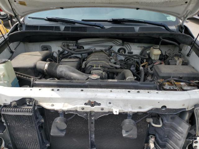 5TFBT54147X008040 - 2007 TOYOTA TUNDRA DOUBLE CAB SR5 WHITE photo 11
