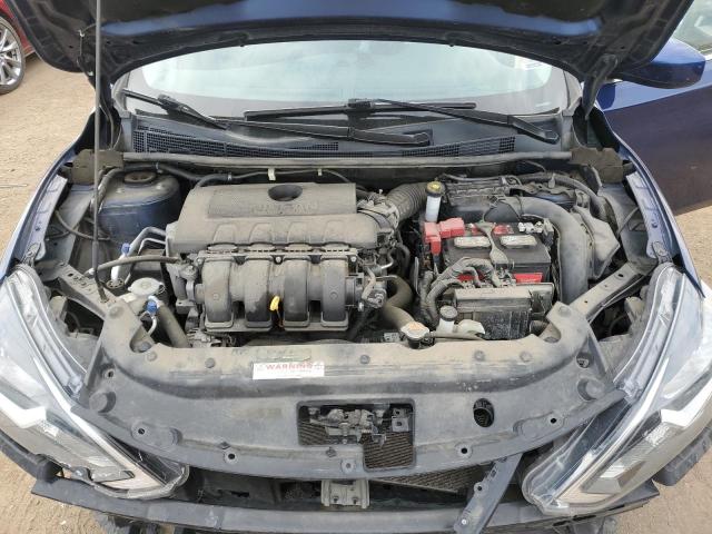 3N1AB7AP0HY271499 - 2017 NISSAN SENTRA S BLUE photo 11