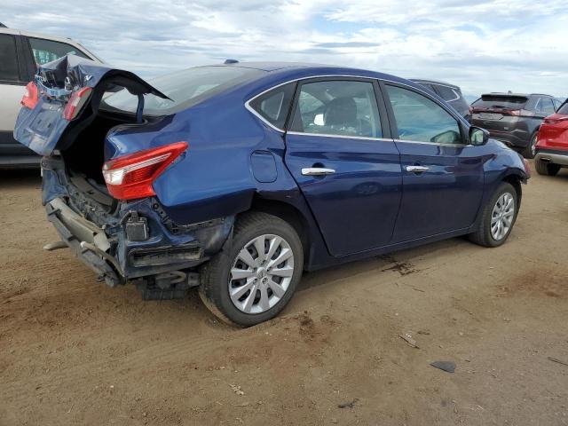 3N1AB7AP0HY271499 - 2017 NISSAN SENTRA S BLUE photo 3