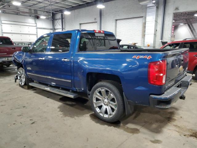 3GCUKTEC9HG419908 - 2017 CHEVROLET silverado K1500 HIGH COUNTRY BLUE photo 2