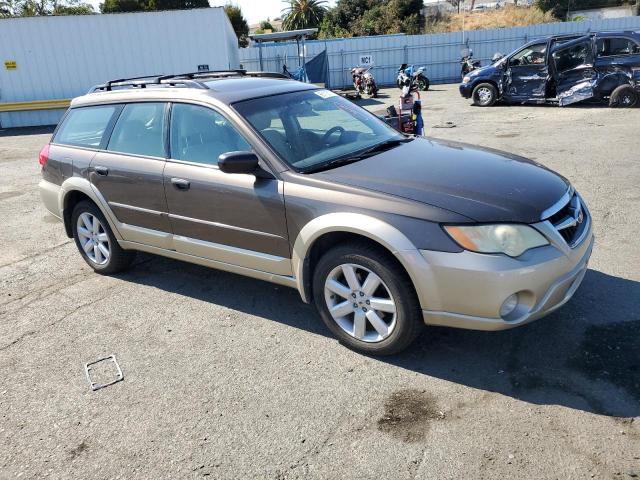 4S4BP61C686342265 - 2008 SUBARU OUTBACK 2.5I BROWN photo 4