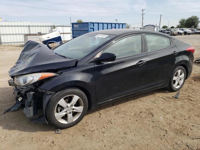 5NPDH4AE2DH344188 - 2013 HYUNDAI ELANTRA GLS BLACK photo 1