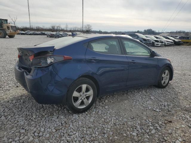 KMHDH4AE1DU757687 - 2013 HYUNDAI ELANTRA GLS BLUE photo 3