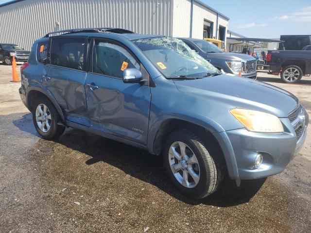 2T3YF4DV2AW030189 - 2010 TOYOTA RAV4 LIMITED BLUE photo 4