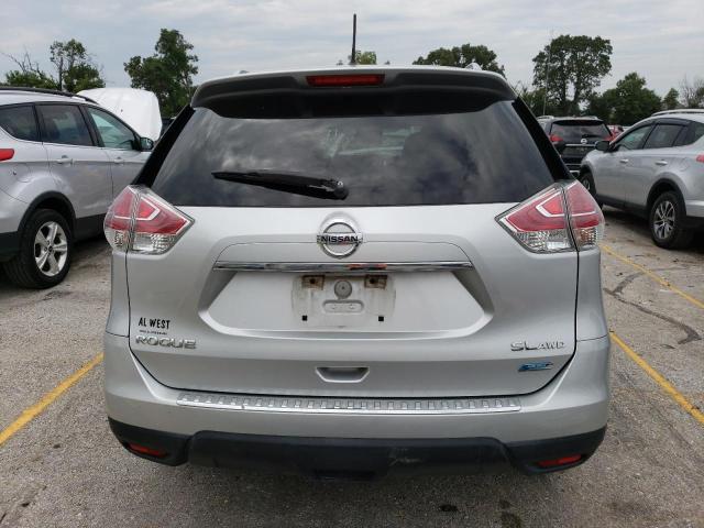 5N1AT2MV4EC803098 - 2014 NISSAN ROGUE S SILVER photo 6