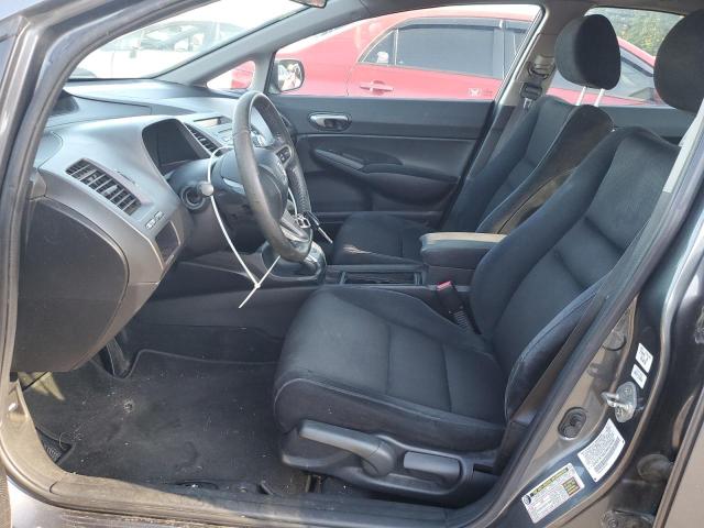 2HGFA16629H534085 - 2009 HONDA CIVIC LX-S Մոխրագույն լուսանկար 7