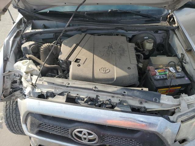 5TFJU4GN3FX073364 - 2015 TOYOTA TACOMA DOUBLE CAB PRERUNNER SILVER photo 11