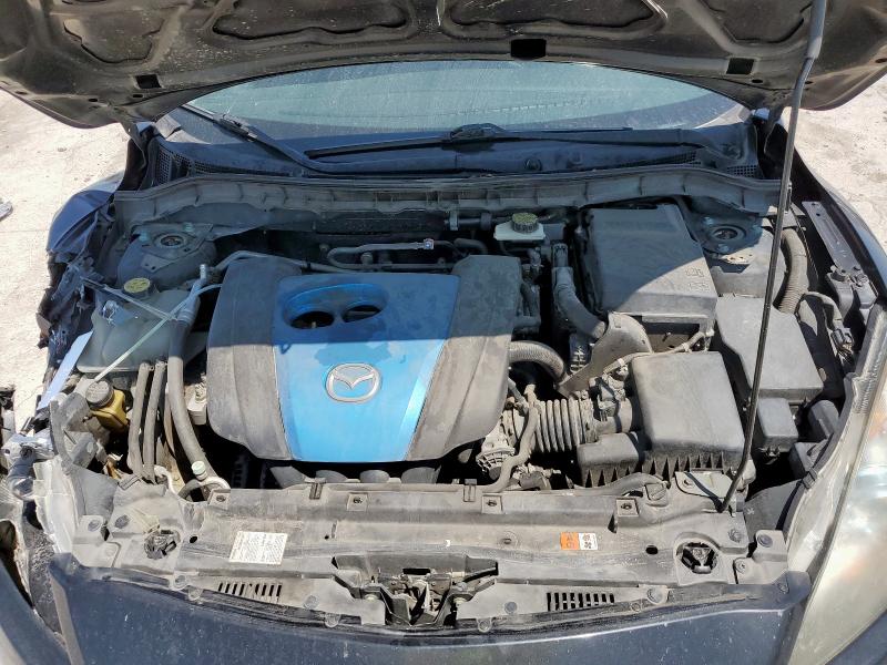 JM1BL1U79D1848102 - 2013 MAZDA 3 I BLACK photo 11