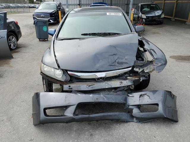 19XFA16639E005593 - 2009 HONDA CIVIC LX-S Gris photo 5