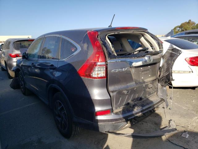 2HKRM3H43GH550102 - 2016 HONDA CR-V SE GRAY photo 2