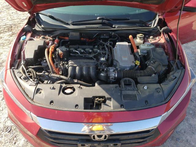 19XZE4F56ME008975 - 2021 HONDA INSIGHT EX RED photo 11