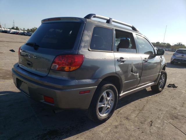 JA4LX31F94U006305 - 2004 MITSUBISHI OUTLANDER LS GRAY photo 3