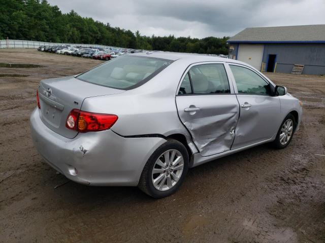 2T1BU40E99C016233 - 2009 TOYOTA COROLLA BASE SILVER photo 3