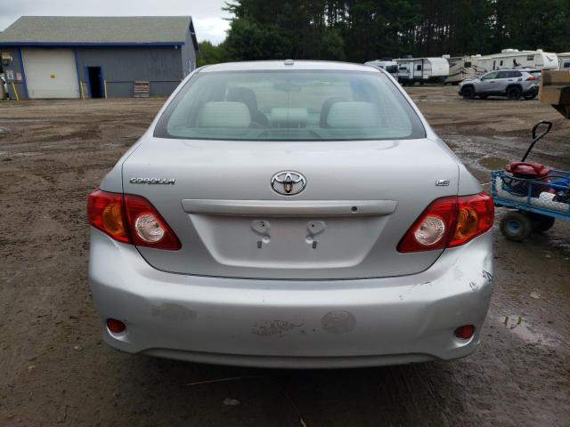 2T1BU40E99C016233 - 2009 TOYOTA COROLLA BASE SILVER photo 6