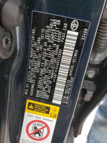 4T4BF1FK4GR532880 - 2016 TOYOTA CAMRY LE BLACK photo 13