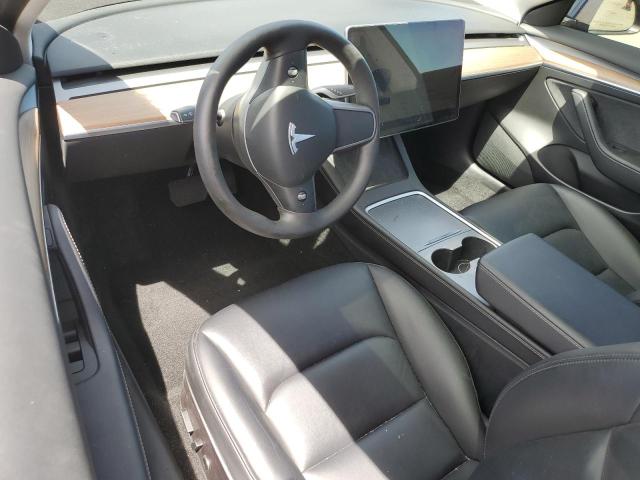 5YJ3E1EA2NF307281 - 2022 TESLA MODEL 3 Azul foto 8