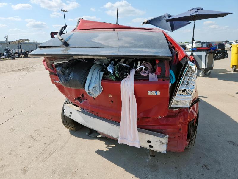 JTDKN3DU9A5210593 - 2010 TOYOTA PRIUS RED photo 6