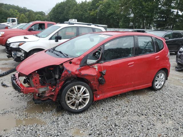 JHMGE8H67AS002422 - 2010 HONDA FIT SPORT RED photo 1