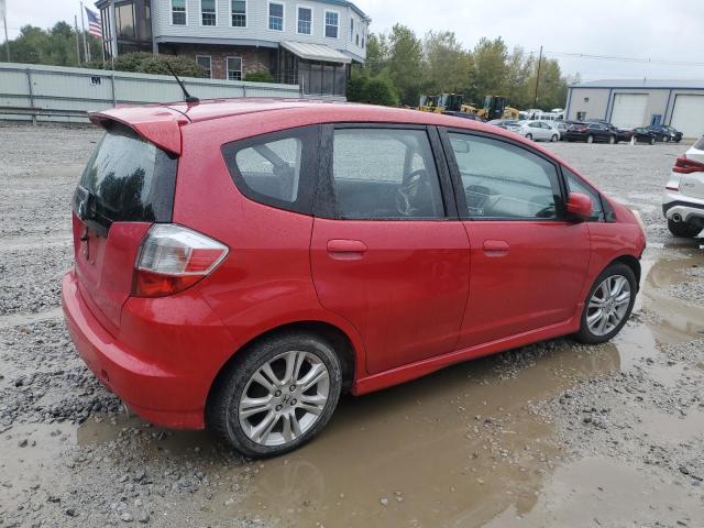 JHMGE8H67AS002422 - 2010 HONDA FIT SPORT RED photo 3