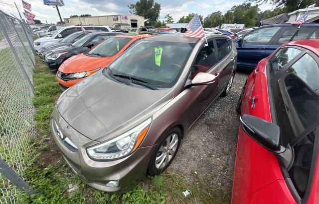 KMHCU5AE0EU169214 - 2014 HYUNDAI ACCENT GLS GRAY photo 2