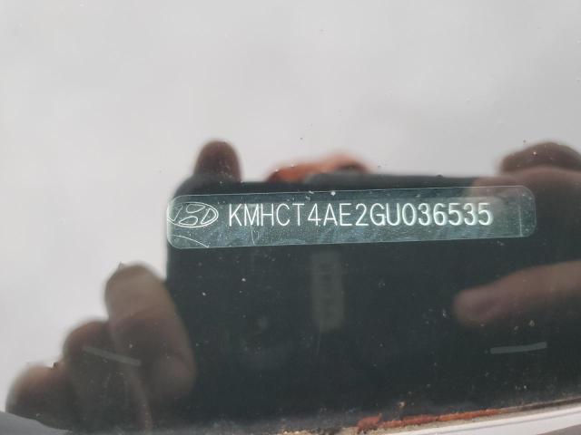 KMHCT4AE2GU036535 - 2016 HYUNDAI ACCENT SE BLACK photo 12