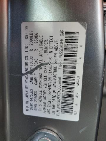 JH4CU2F67AC009656 - 2010 ACURA TSX SILVER photo 12