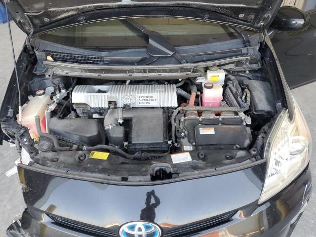 JTDKN3DU8F1955723 - 2015 TOYOTA PRIUS BLACK photo 11