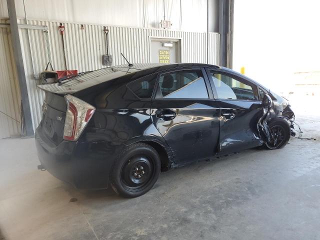 JTDKN3DU8F1955723 - 2015 TOYOTA PRIUS BLACK photo 3