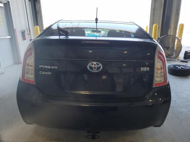 JTDKN3DU8F1955723 - 2015 TOYOTA PRIUS BLACK photo 6