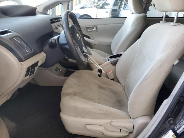 JTDKN3DU8F1955723 - 2015 TOYOTA PRIUS BLACK photo 7