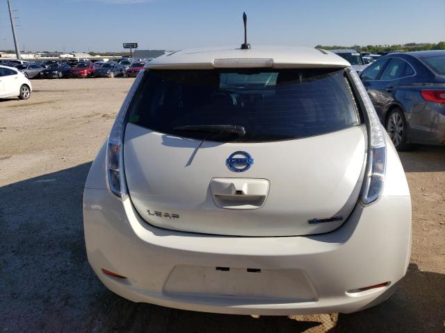 1N4AZ0CP7EC340762 - 2014 NISSAN LEAF S WHITE photo 6