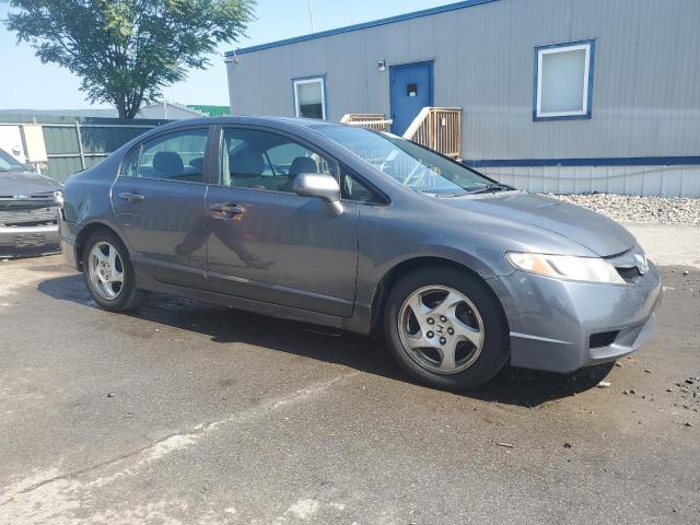 19XFA1F55BE038186 - 2011 HONDA CIVIC LX GRAY photo 4