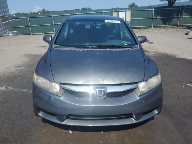 19XFA1F55BE038186 - 2011 HONDA CIVIC LX GRAY photo 5