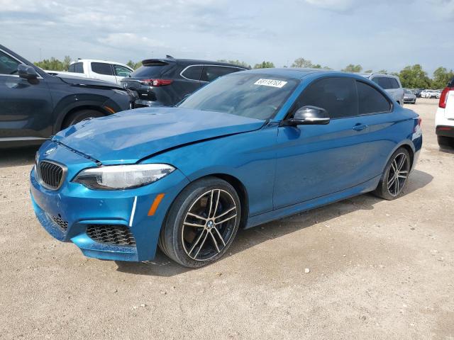 WBA2J5C06M7G96598 - 2021 BMW M240I BLUE photo 1