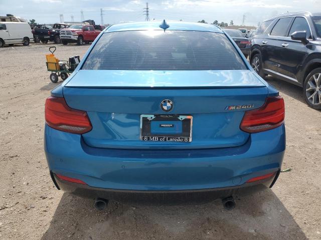 WBA2J5C06M7G96598 - 2021 BMW M240I BLUE photo 6