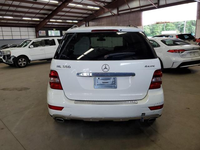 4JGBB8GB4BA654680 - 2011 MERCEDES-BENZ ML 350 4MATIC WHITE photo 6