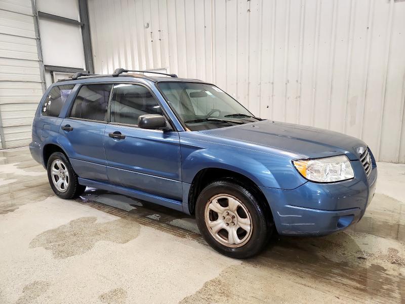 JF1SG63697H708241 - 2007 SUBARU FORESTER 2.5X BLUE photo 4