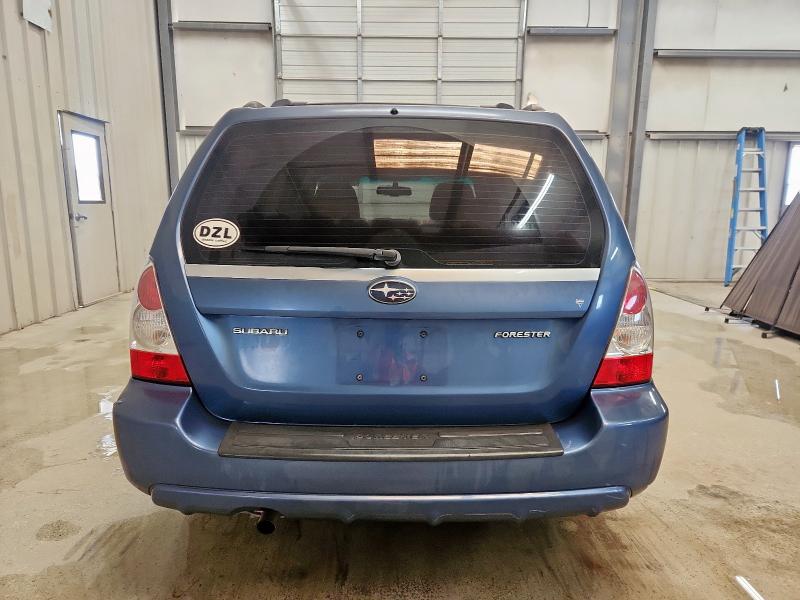 JF1SG63697H708241 - 2007 SUBARU FORESTER 2.5X BLUE photo 6