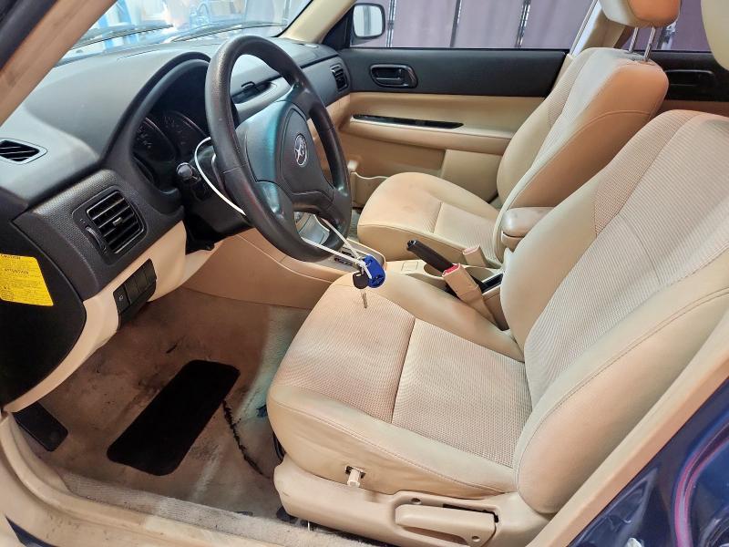 JF1SG63697H708241 - 2007 SUBARU FORESTER 2.5X BLUE photo 7