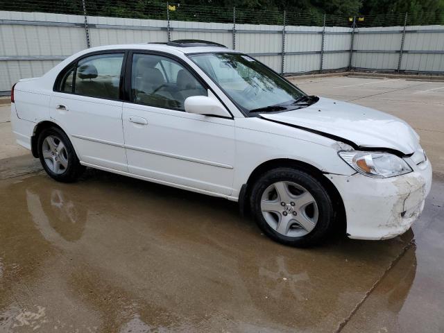 2HGES26744H515599 - 2004 HONDA CIVIC EX WHITE photo 4