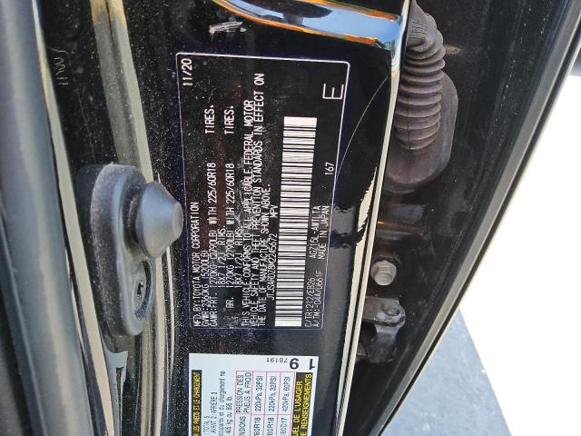 JTJSARDZ8M2245672 - 2021 LEXUS NX 300 BASE Սև լուսանկար 13