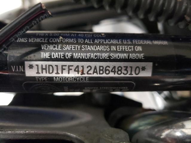 1HD1FF412AB648310 - 2010 HARLEY-DAVIDSON FLHTC BLUE photo 10