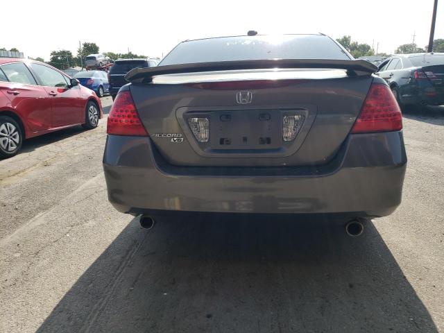 1HGCM66596A075453 - 2006 HONDA ACCORD EX GRAY photo 6