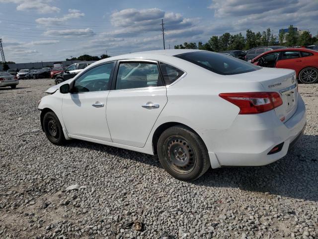 3N1AB7AP5KY232673 - 2019 NISSAN SENTRA S WHITE photo 2