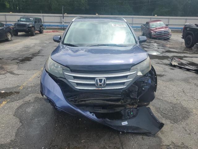 2HKRM4H72DH684563 - 2013 HONDA CR-V EXL BLUE photo 5
