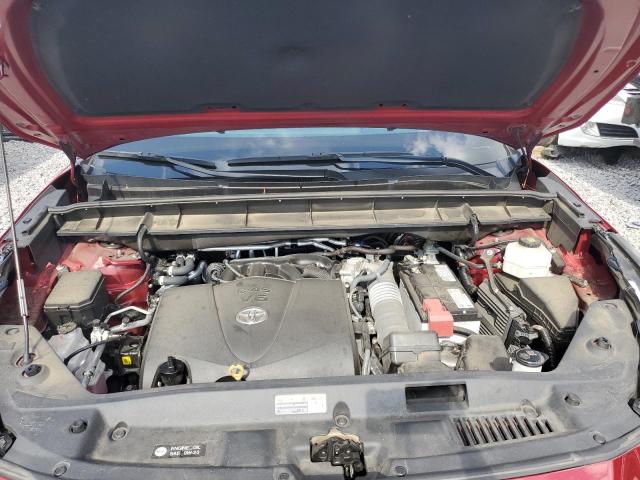 5TDGZRAH8NS541329 - 2022 TOYOTA HIGHLANDER XLE RED photo 12