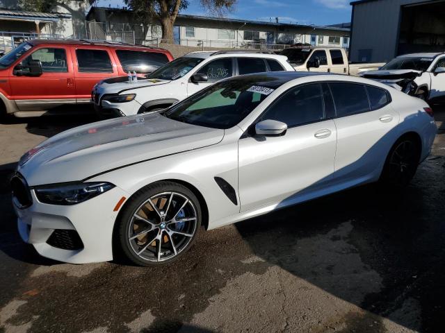 WBAGV8C07MCF61729 - 2021 BMW M850XI SILVER photo 1